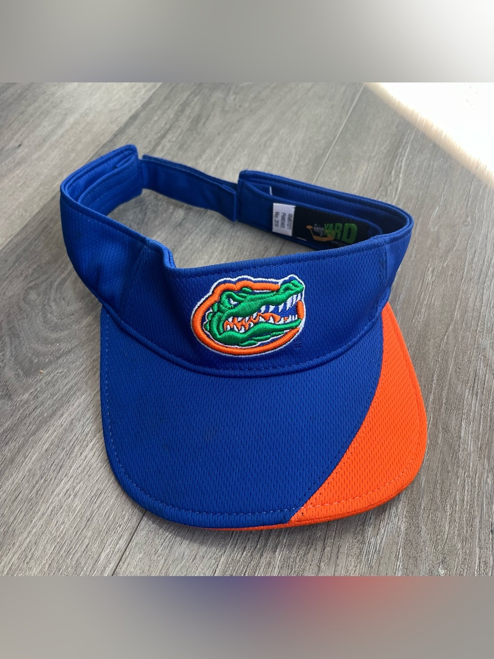 Youth Florida Gators Gator Yard Blue Orange Adjustable Visor